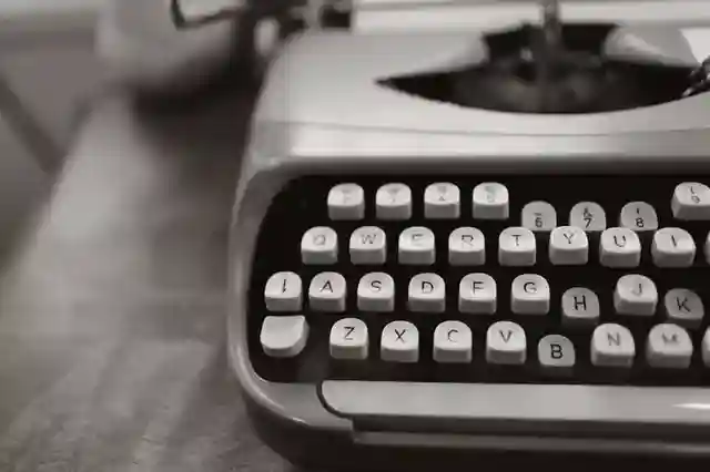 old style typewriter
